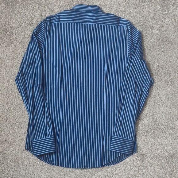 Men's Matinique Size Medium Long‎ Sleeve Striped Button Down Cotton Dress Shirt - Picture 7 of 12